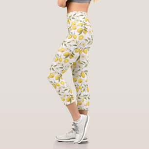 Leggings Capri Motif vintage Lemon Tree