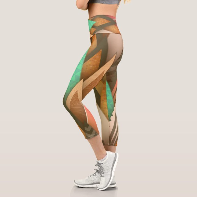 Leggings Capri Motif | Zazzle_Growshop. (Gauche)