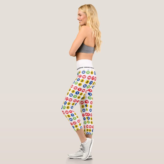 Leggings Capri MTW Logo (Gauche)