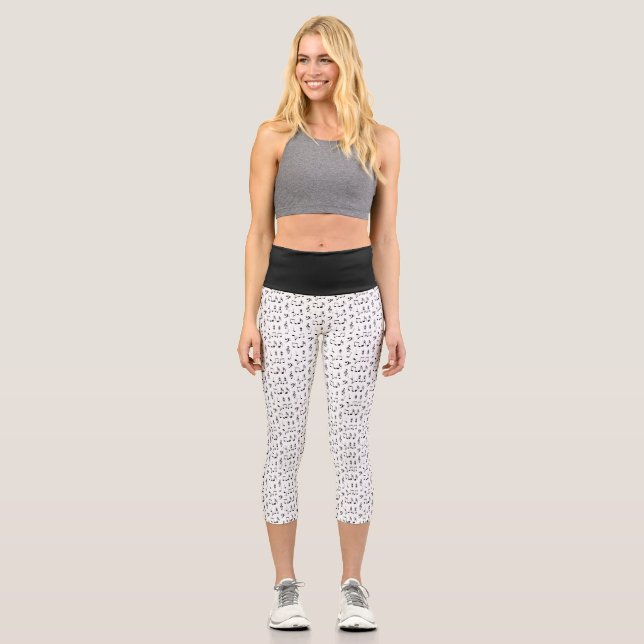 Leggings Capri Musical Yoga Capris (Recto)
