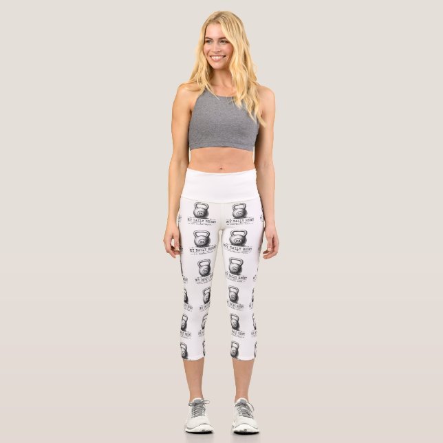 Leggings Capri My Daily Reset | Lift Breathe Repeat Workout (Recto)