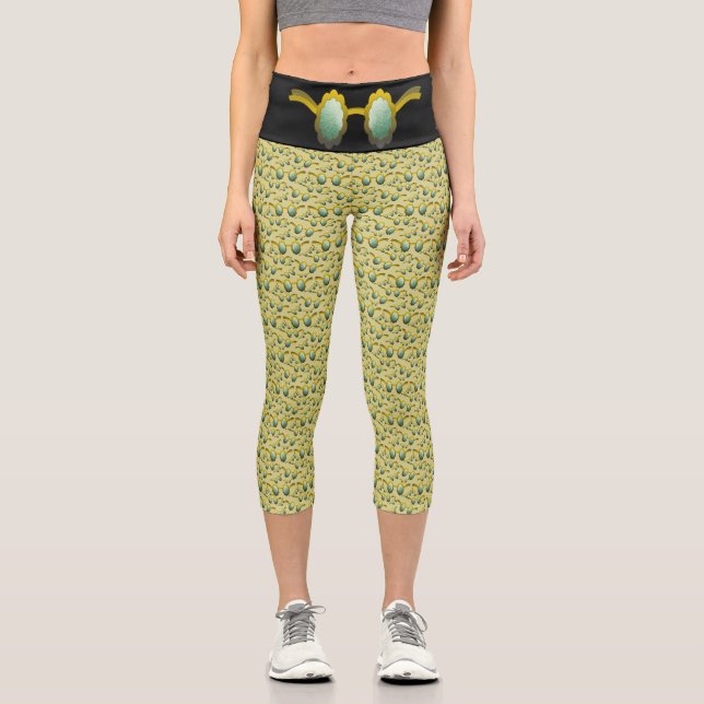 Leggings Capri My Polarized Glasses are Ready Pattern (Recto)