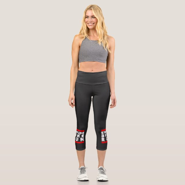 LEGGINGS CAPRI NAGE VÉLO   (Recto)