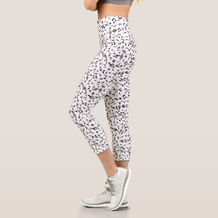 Leggings Capri Notes de musique