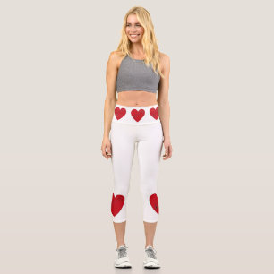 Leggings Capri Notes musicales dans le coeur