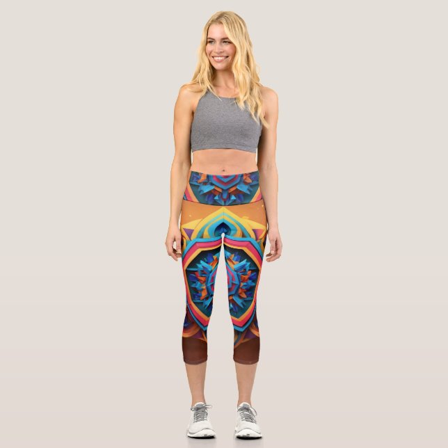 Leggings Capri Nouvelle mode High Waising Capris (Recto)