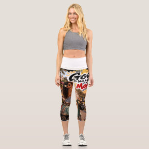 Leggings Capri Nuits dorées – Goa