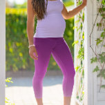 Leggings Capri Ombre violet<br><div class="desc">leggings à l'ombre de violet capri</div>
