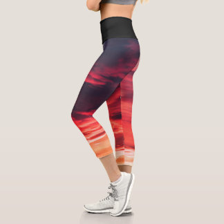 Leggings Capri onde féline