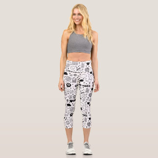 Leggings Capri Only good vibes