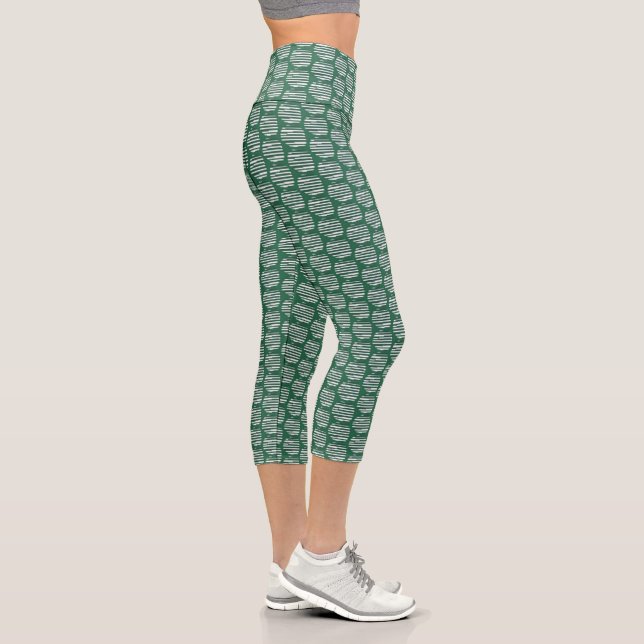 Leggings Capri Orbes Vertes d'Interférence (Droite)