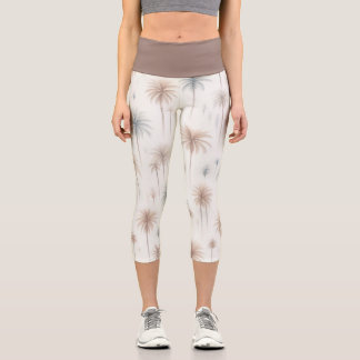 Leggings Capri Palmes de travail des feux