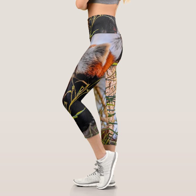 Leggings Capri Panda rouge (Gauche)