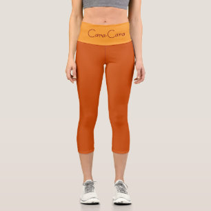 Leggings Capri Pantalon capri taille haute personnalisé "CARA-CAR