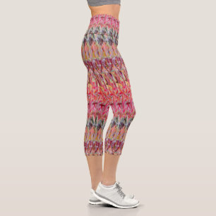 Leggings Capri Pantalon capri taille haute Red Shred Switchback