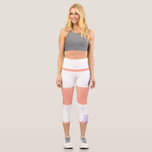 Leggings Capri Pantalon de yoga capri conçu par spirale