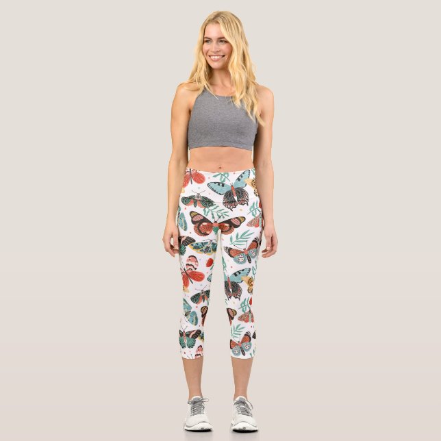 Leggings Capri Papillon de papillon (Recto)