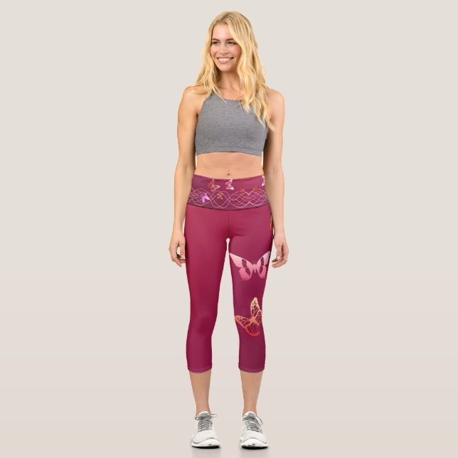 Leggings Capri Papillons (Recto)