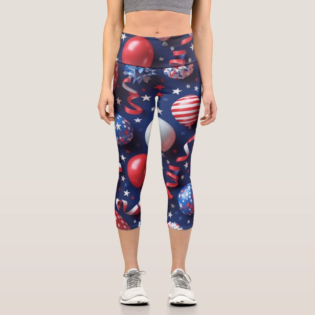 Leggings Capri Parade dans le ciel (Recto)