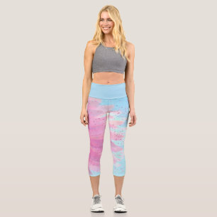Leggings Capri Pastel Dreams Capri Haute Taille
