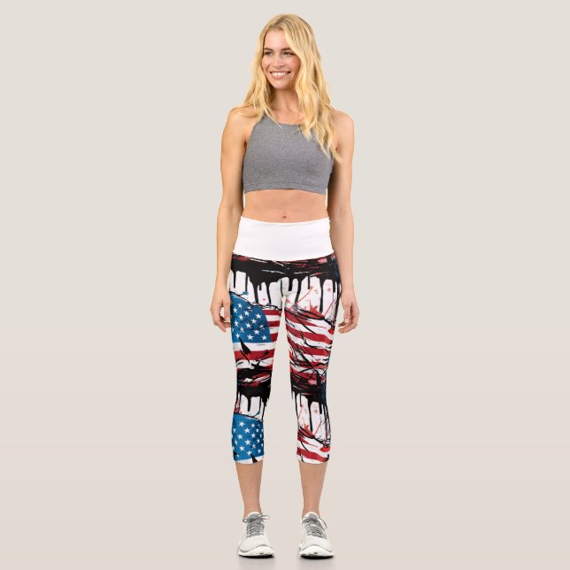 Leggings Capri Patriot-Leggings  (Recto)