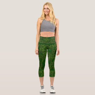 Leggings Capri Pattern St Patrick