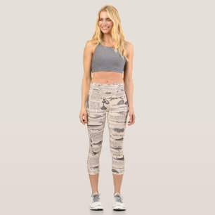 Leggings Capri Pêche vintage leures : pêcheur d'antiquité des ann