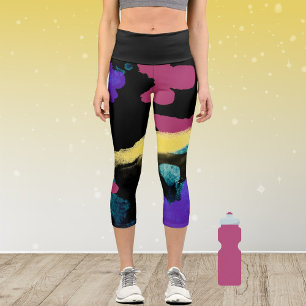 Leggings Capri Peint à la main