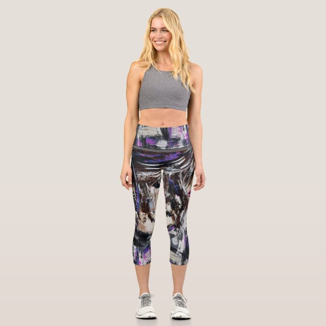 Leggings Capri Pensée (Recto)