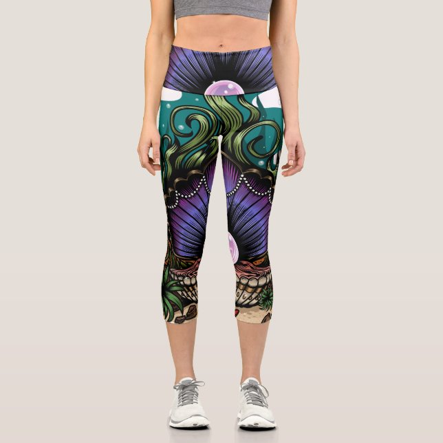 Leggings Capri Perle De La Mer (Recto)