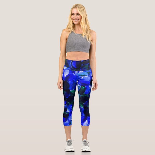 Leggings Capri Perles Bleues Apaisantes (Recto)