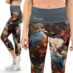 Leggings Capri Perroquet Vintage coloré Imprimer Yoga floral<br><div class="desc">Imprimez des Leggings Capri vintages | Yoga Apparel. Entrez dans l'élégance avec mes Leggings Capri d'impression de perroquets Vintages, avec du texte personnalisable pour une touche personnelle. Qu'il s'agisse d'un cours de yoga ou d'une séance d'entraînement, ces leggings présentent un design époustouflant inspiré de l'époque victorienne. Le brassard épais assure...</div>