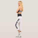 Leggings Capri Personnalisé<br><div class="desc">Facile à personnaliser les légendes personnalisées de Ricaso - ajoutez votre propre texte - changez la couleur arrière - plan, la couleur du texte et la police en cliquant sur personnaliser > personnalisez plus</div>