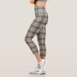 Leggings Capri Pétales Célestes de l'Infini 