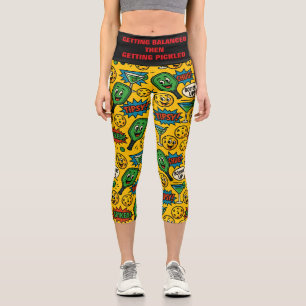 Leggings Capri Pickleball Yoga Balancé et pilonné