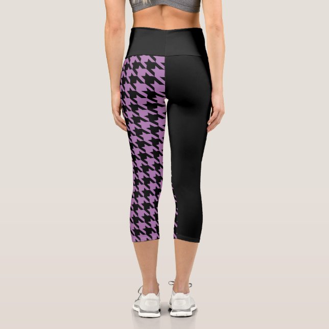 Leggings Capri Pied de fond / Noir (Verso)