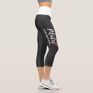 Leggings Capri Pilates est mon Happy Hour pour le soulagement du 