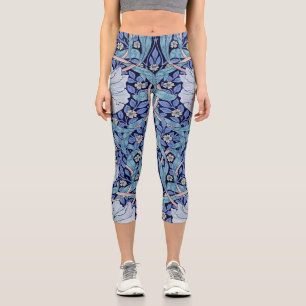 Leggings Capri Pimpernel Blue, William Morris