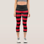 Leggings Capri Pinceau de goth à rayures noires cerises<br><div class="desc">Ces légendes sont faites pour correspondre à tous les vêtements et accessoires Sashimi. Jetez un coup d'oeil à toute la collection pour mettre en place un super costume !♥</div>