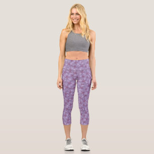 Leggings Capri Pineywoods Geranium Motif sans soudure