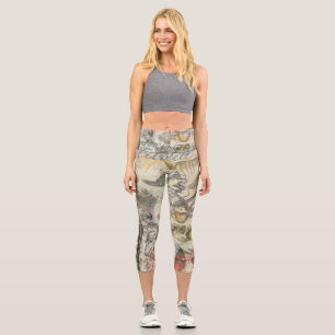 Leggings Capri Plage du poulpe Antique Steampunk côtier