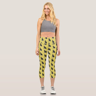Leggings Capri Plumes de pouvoir Raum Déchaîné