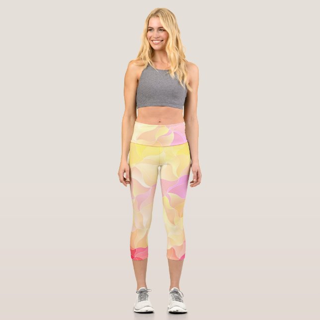 Leggings Capri PNGTree abstrait  (Recto)