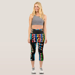 Leggings Capri Points colorés