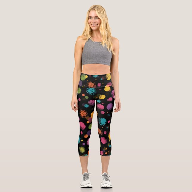 Leggings Capri Points de polka (Recto)