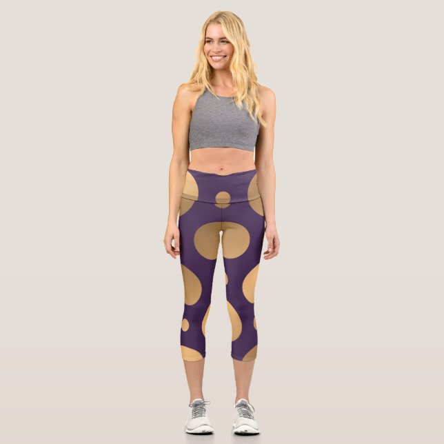 Leggings Capri Points Motif 15 (Recto)