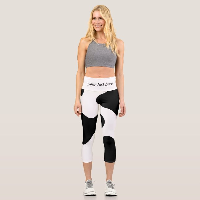 Leggings Capri Poster de animal (Recto)
