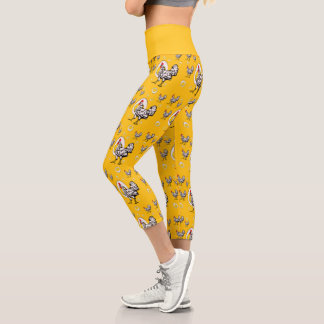 Leggings Capri Poulet Roseanne - Roseanne Rooster et Oeuf