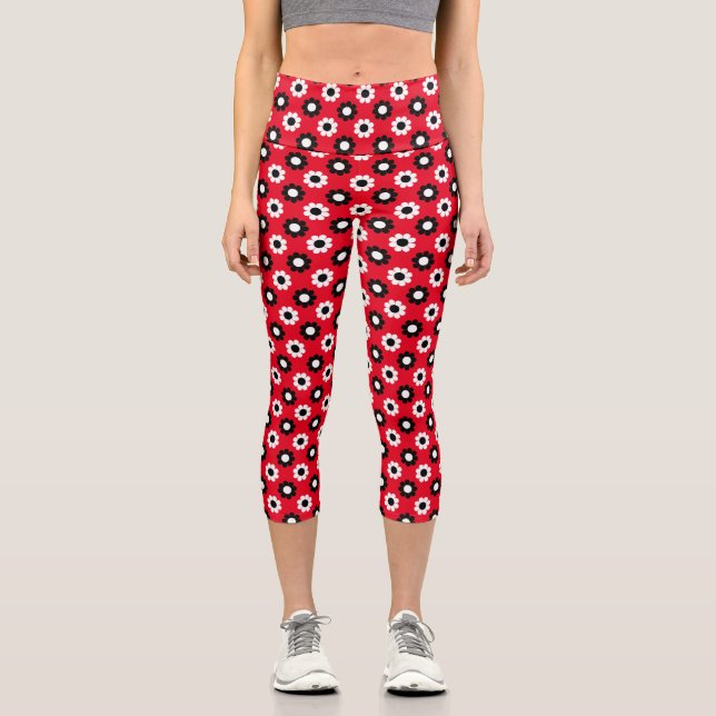 Leggings Capri Pouvoir des Fleurs (Recto)