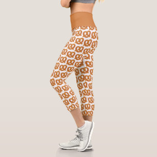 Leggings Capri Pretzel doux et salé Motif